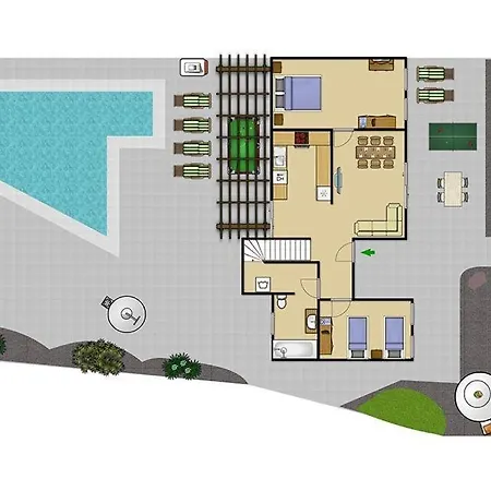 Playa Blanca Sleeps 6 Pool Air Con Wifi Willa *
